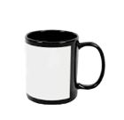 Taza parche rojo y negro 11-15 oz