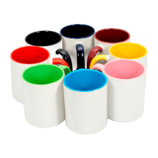 Taza fondo y asa color 15oz