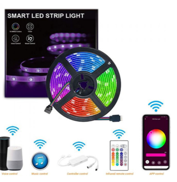 Tira de LED RGB Wifi de 10 m y 300 LED/m