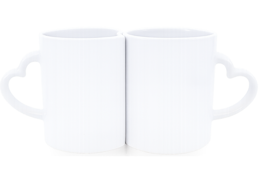 Taza pareja aza corazón 11 oz