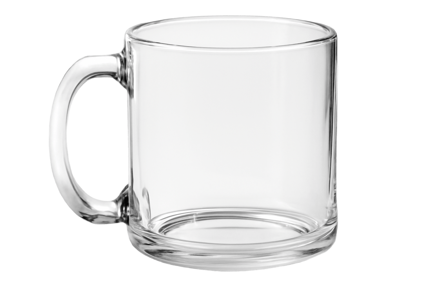 Taza transparente 11 oz