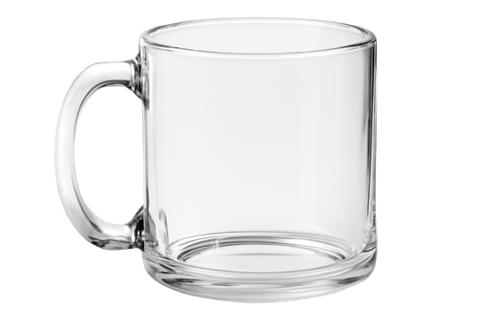 Taza transparente 11 oz
