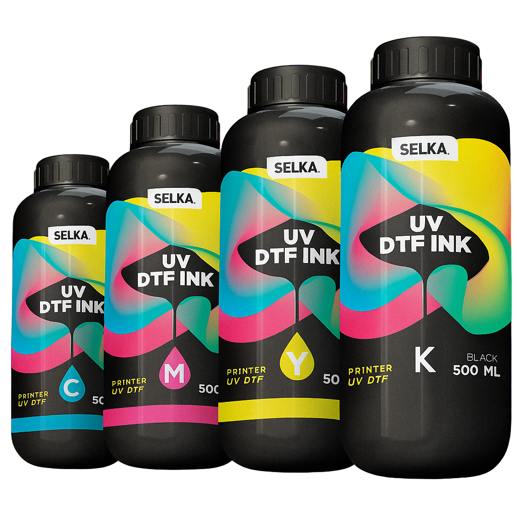 Tintas UV DTF CMYK 500ml